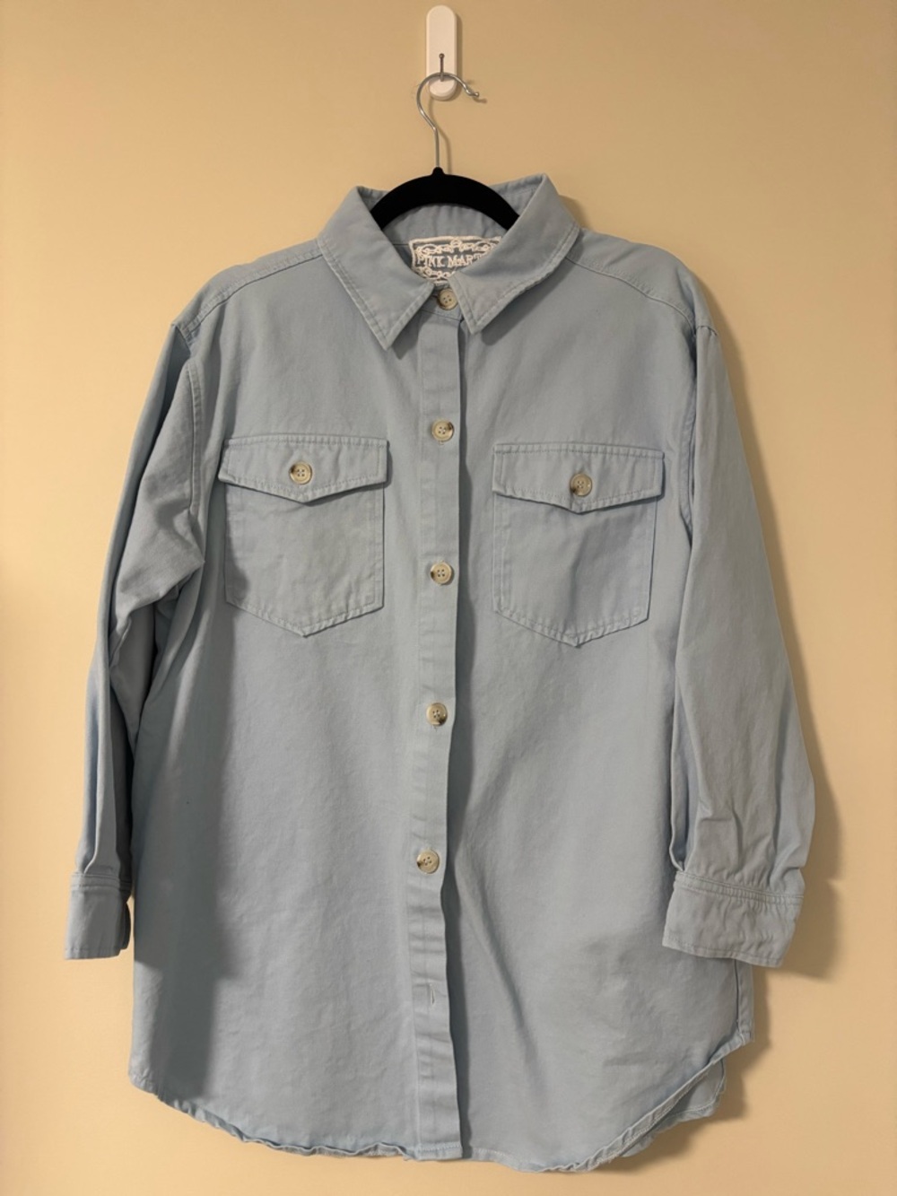 Pink Martini Light Blue Button-Down Shirt
